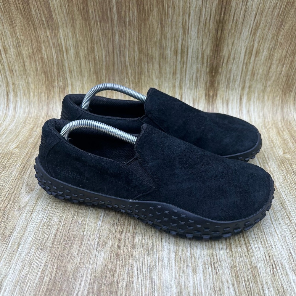 Merrell Wrapt Barefoot Slip On Women's Size 7 Black Suede Minimalist J008858